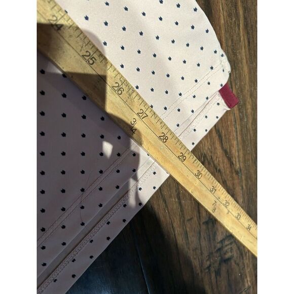 Greyson Mens Medium Pink Wolf All Over Print Pattern Golf Polo Shirt - Picture 6 of 8